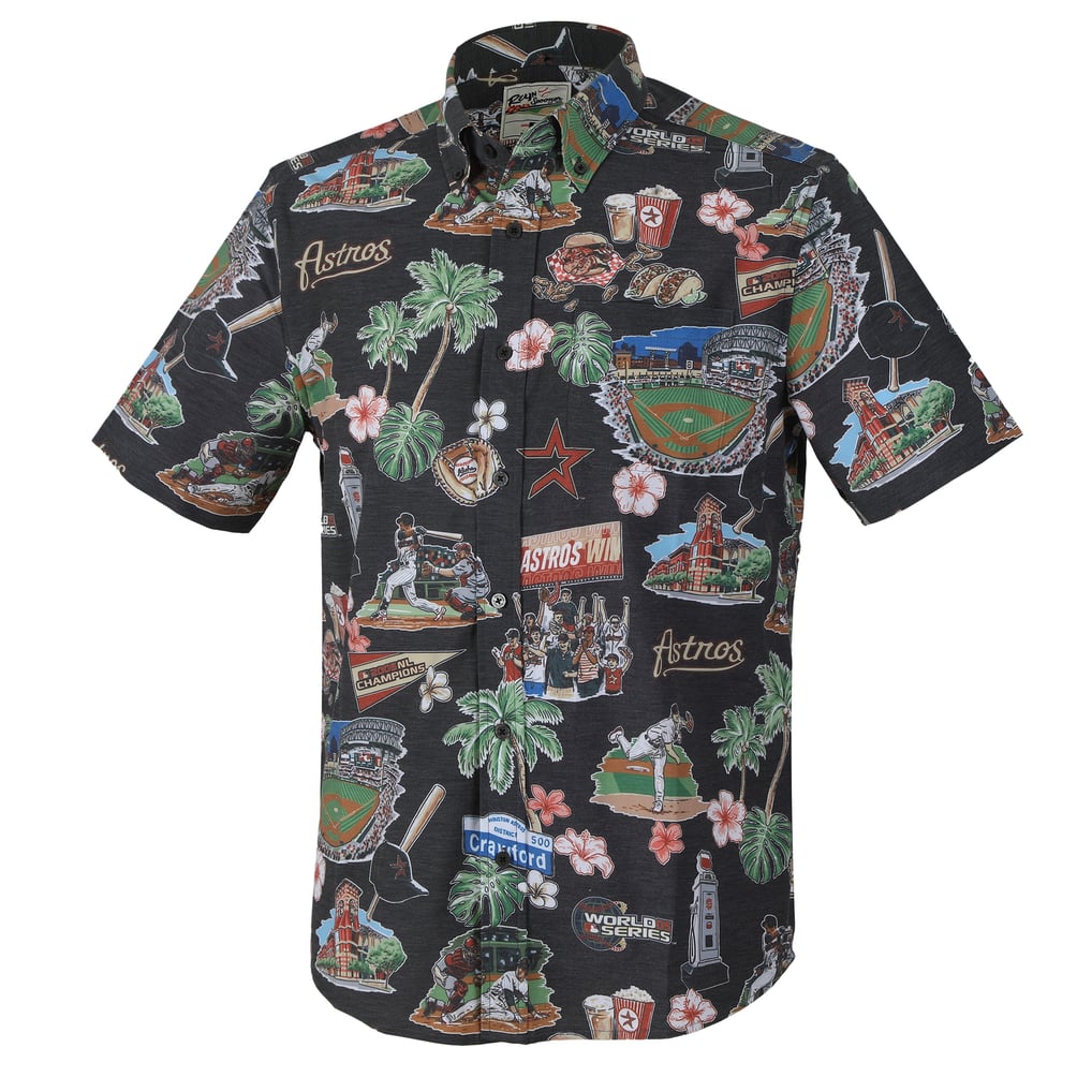  Houston Astros Reyn Spooner Scenic Tri-Blend Button-Down Shirt - Black